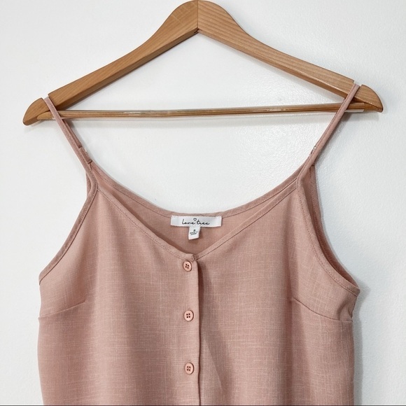 Love Tree Pink Cutout Tank Top Size S - Picture 4 of 16